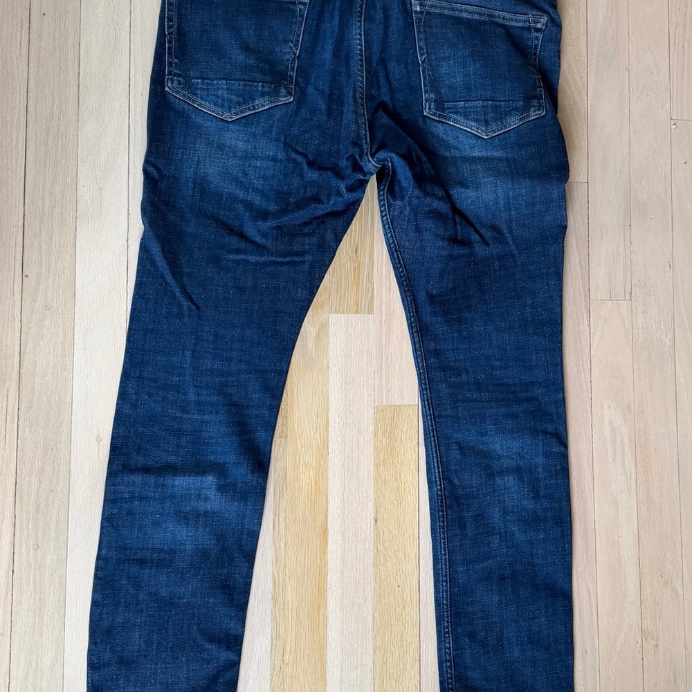 All Saints Dark Indigo cigarette Jeans w36